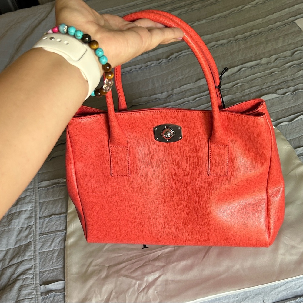 Elegant Furla Coral Handbag